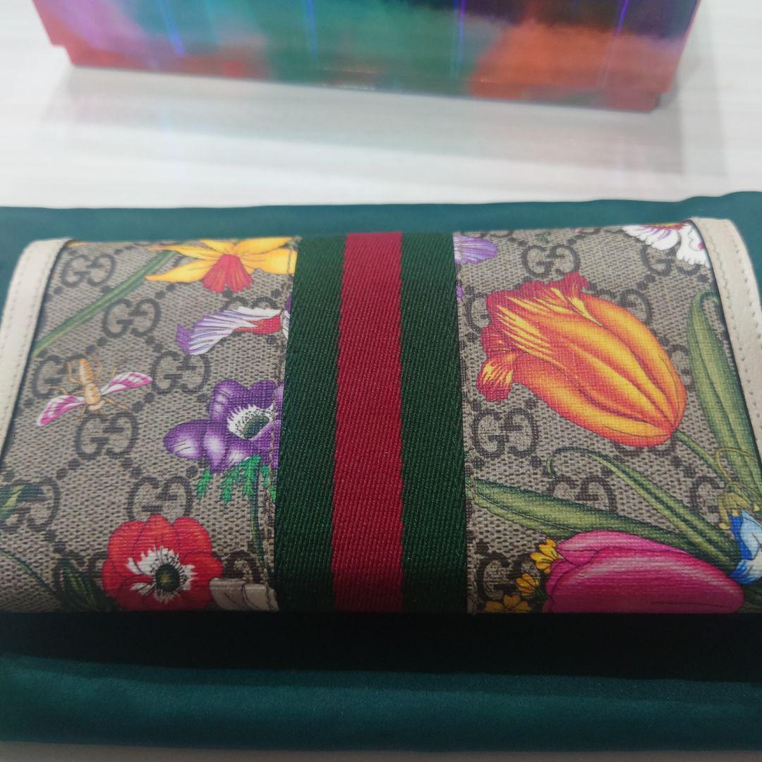 GUCCI 花柄 長財布
