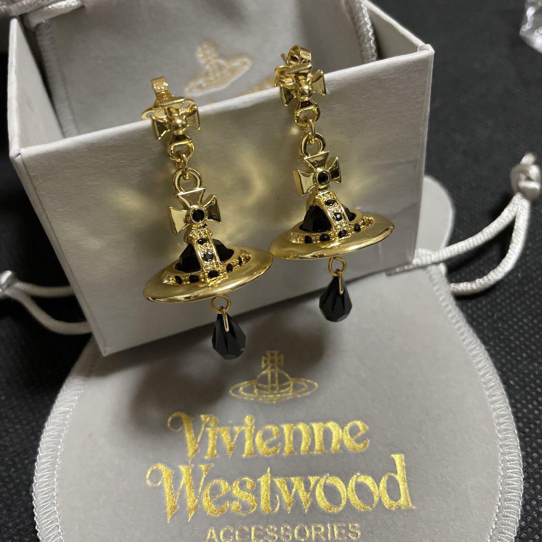 ★vivienne westwood ★クリスタル オーブ ピアス Vivienne Westwood クリスタル オーブピアス アクセサリー