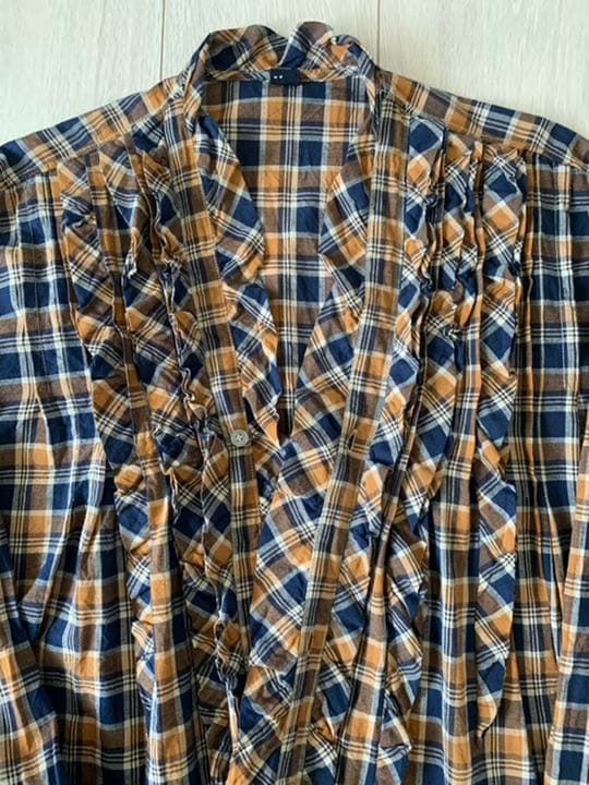 45R 45rpmインド麦平のマドラスフリルカシュクール