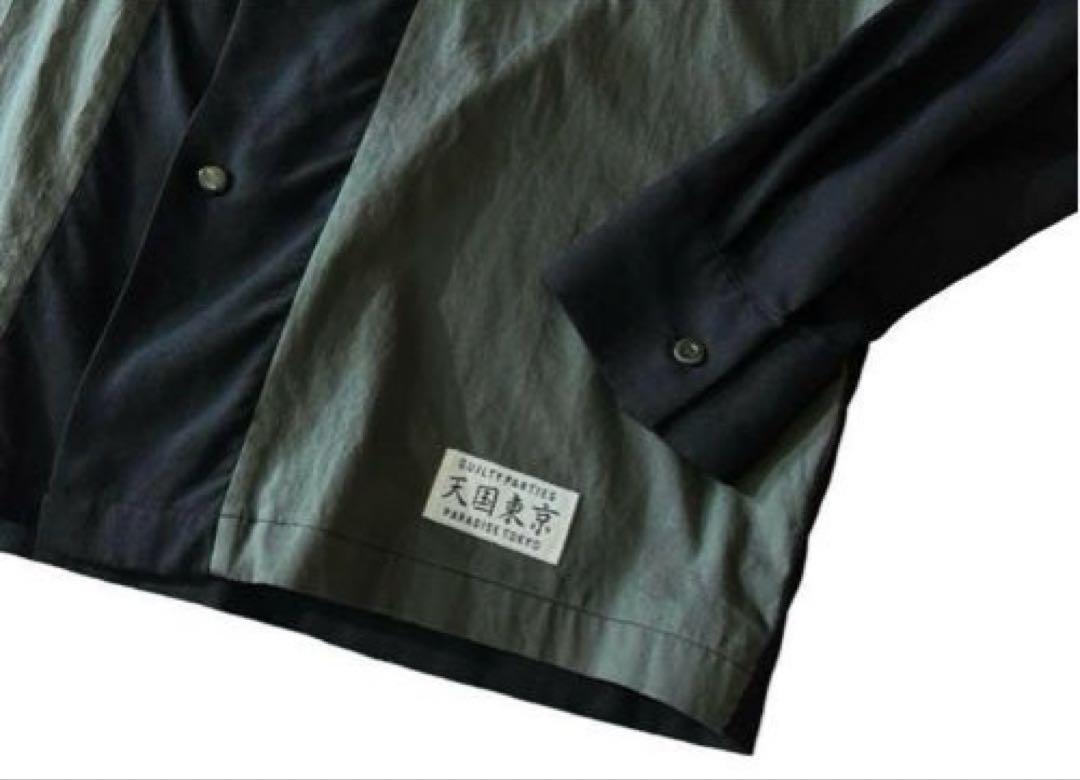 WACKO MARIA TWO-TONE OPEN COLLAR SHIRTS
