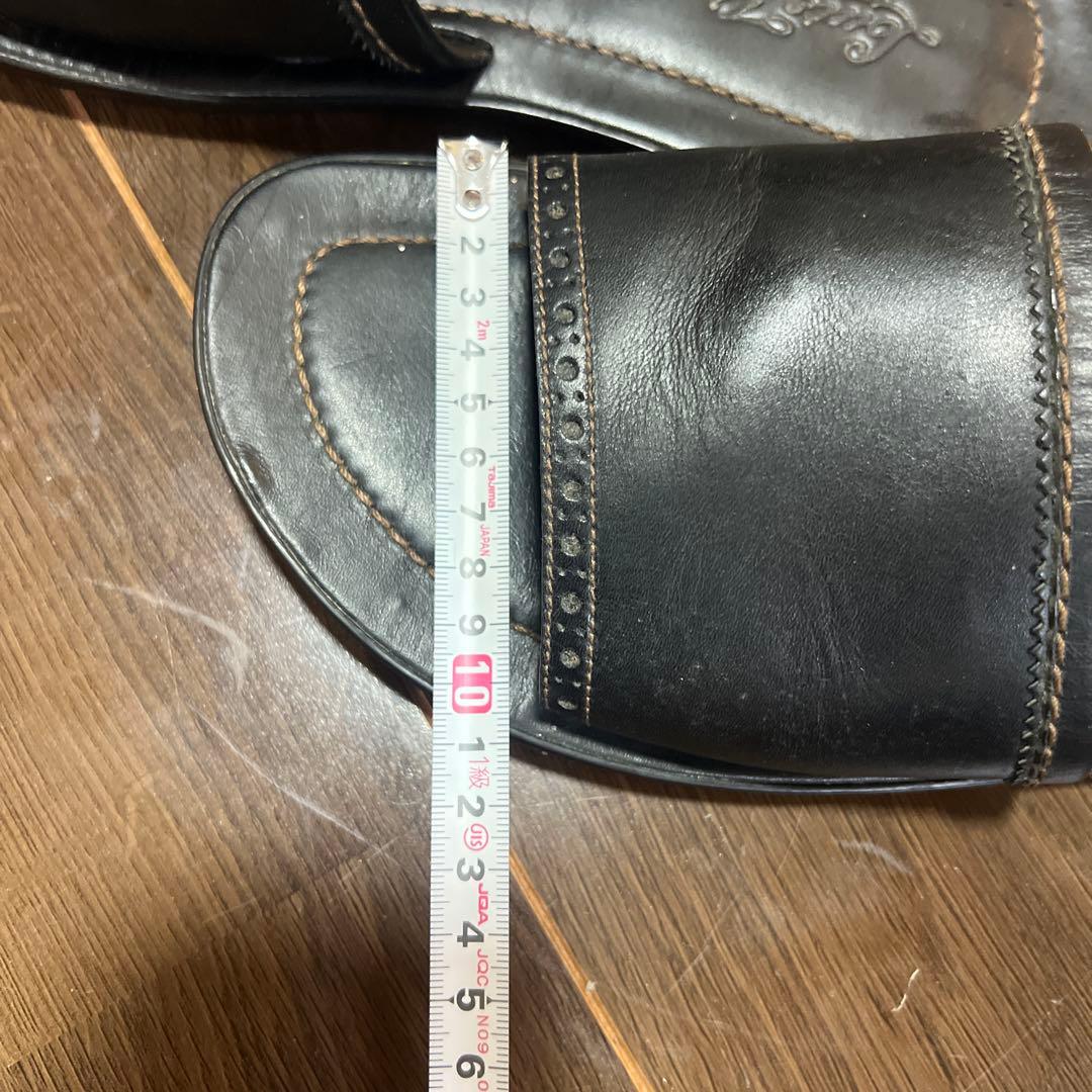 Louis Vuitton ブラック コンフォートレザーサンダル