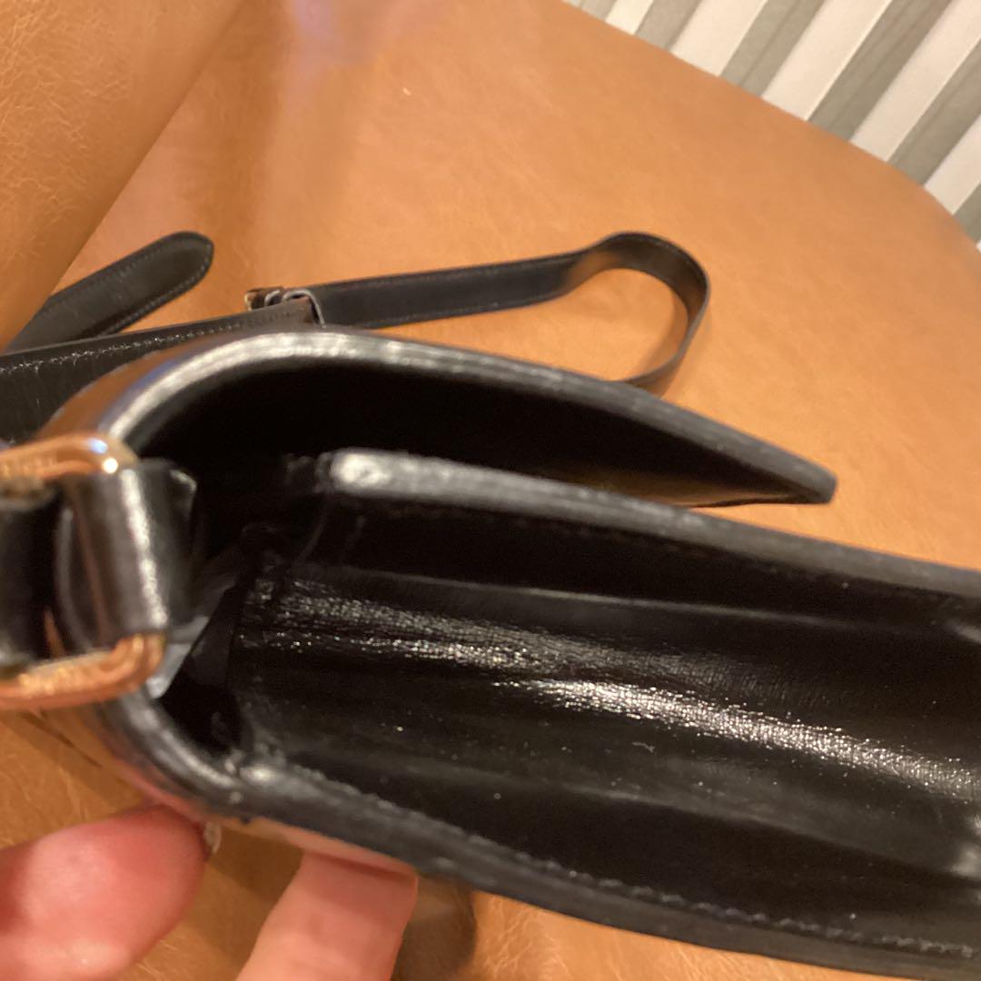セリーヌ　Celine レザーショルダーバッグ