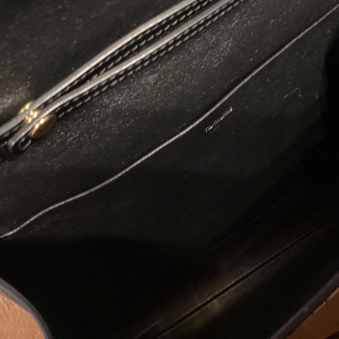セリーヌ　Celine レザーショルダーバッグ