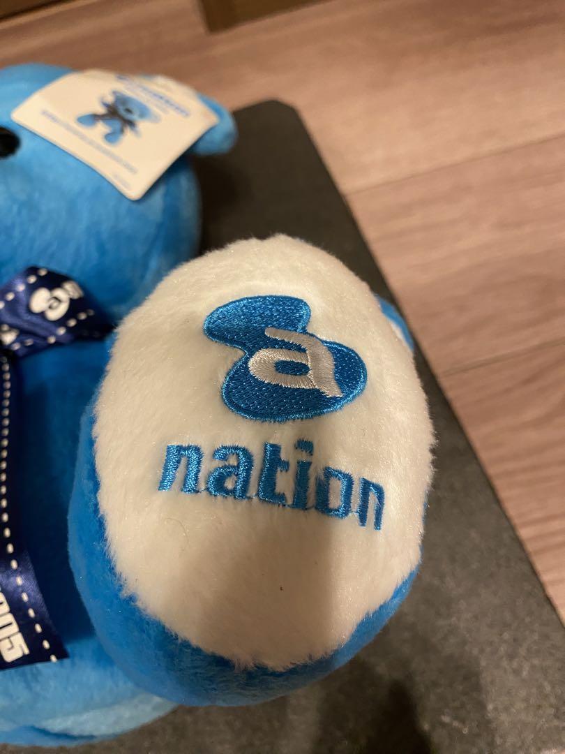 2005年 a-nation ブルーテディ ビッグぬいぐるみ