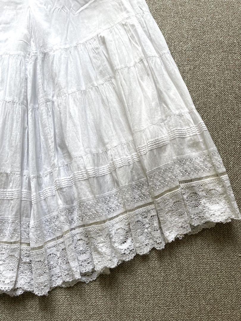 ヌキテパ レース パンツ 白 定価26,Ω