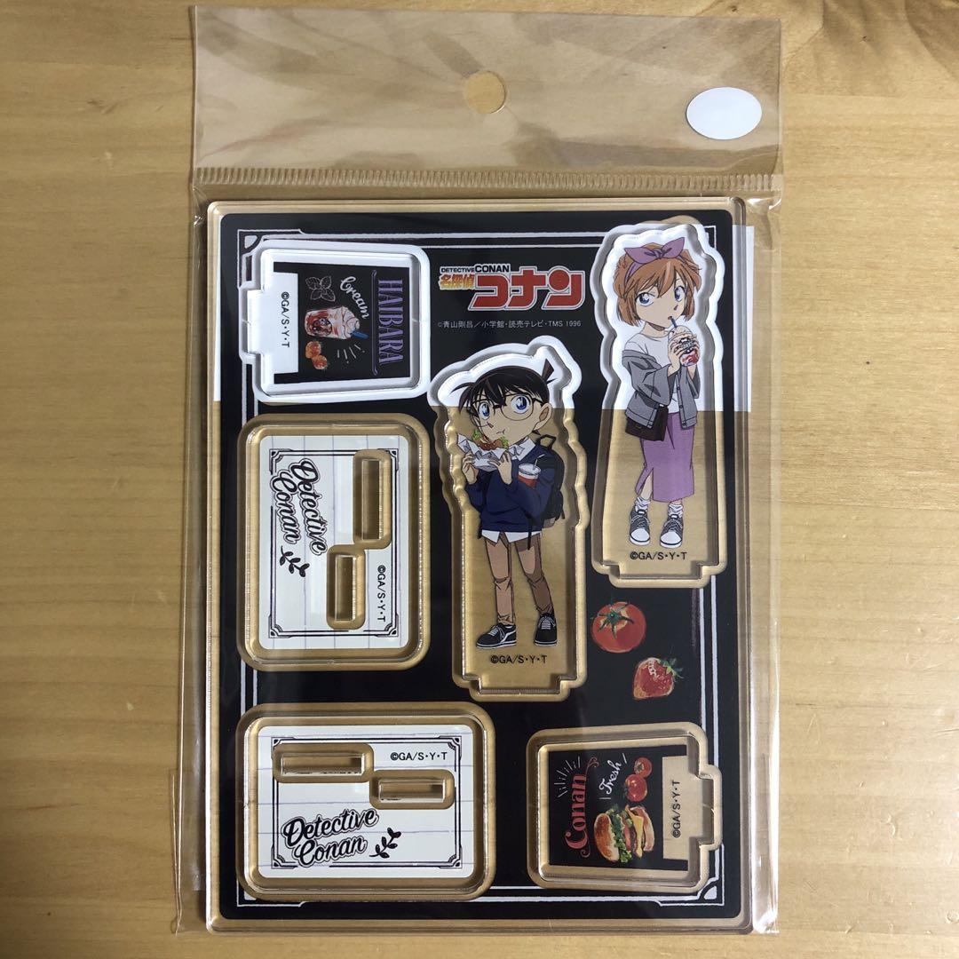 コナン　灰原哀　アクリルキーホルダー　ジャンクフード 名探偵コナン 灰原哀 アクリルキーホルダー ジャンクフード柄