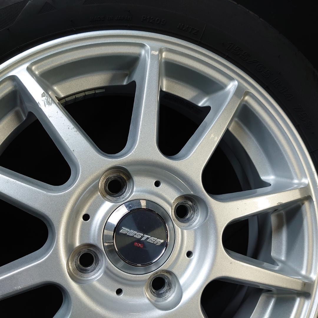 社外アルミ 155/65R14 タント ムーヴ N-BOX ワゴンR ルークス