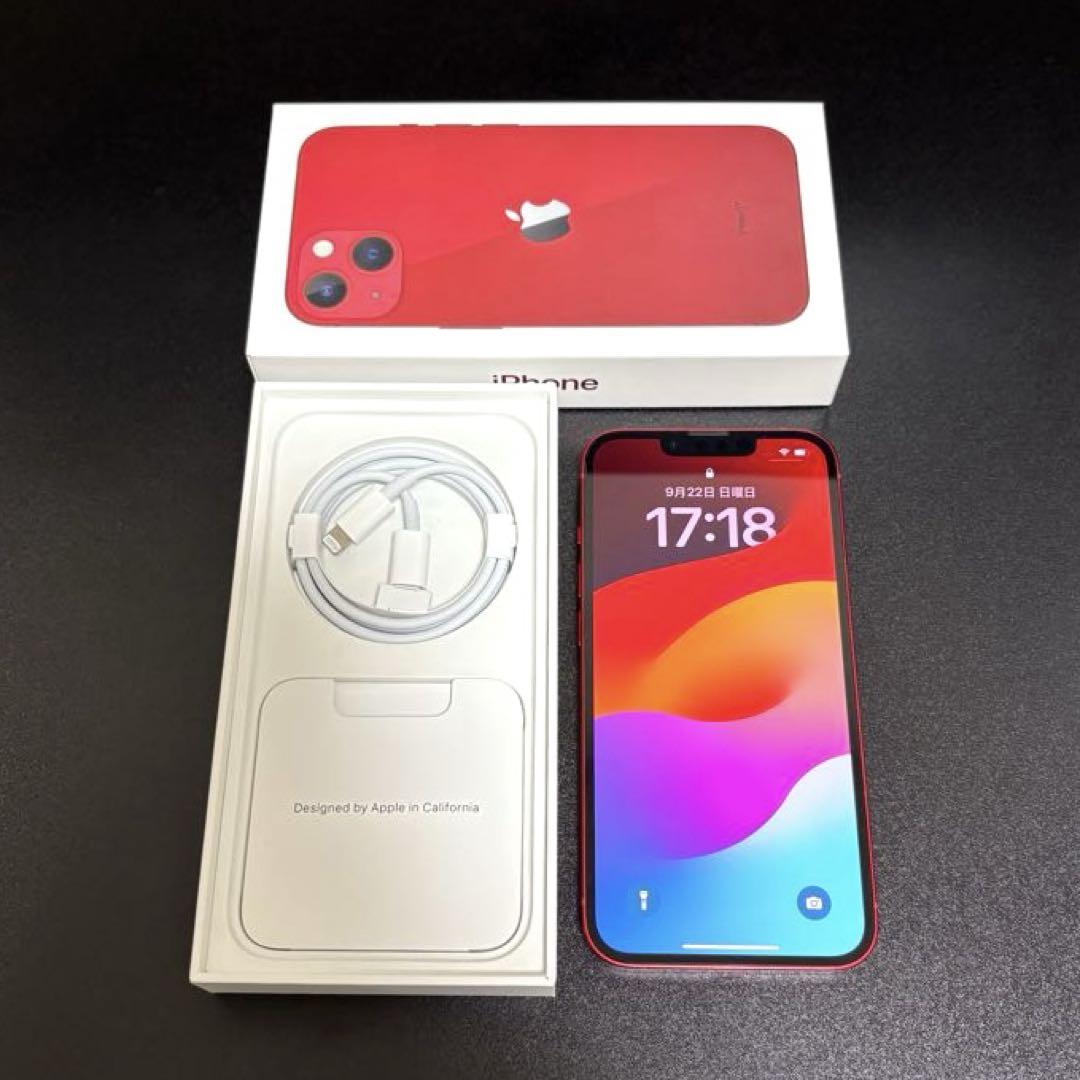 iPhone 13 レッド 256GB SIMフリー PRODUCT RED 赤