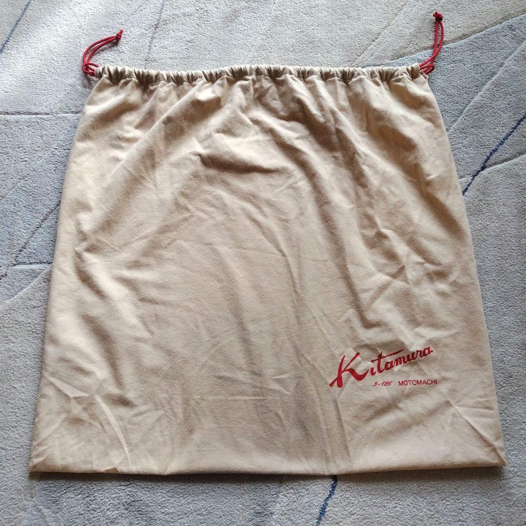 キタムラ　バック　レザー　大きめ　ブラウン　美品