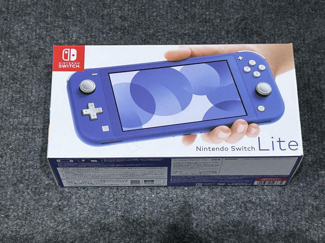 Nintendo Switch Lite 青色 保護ケース付き - メルカリ