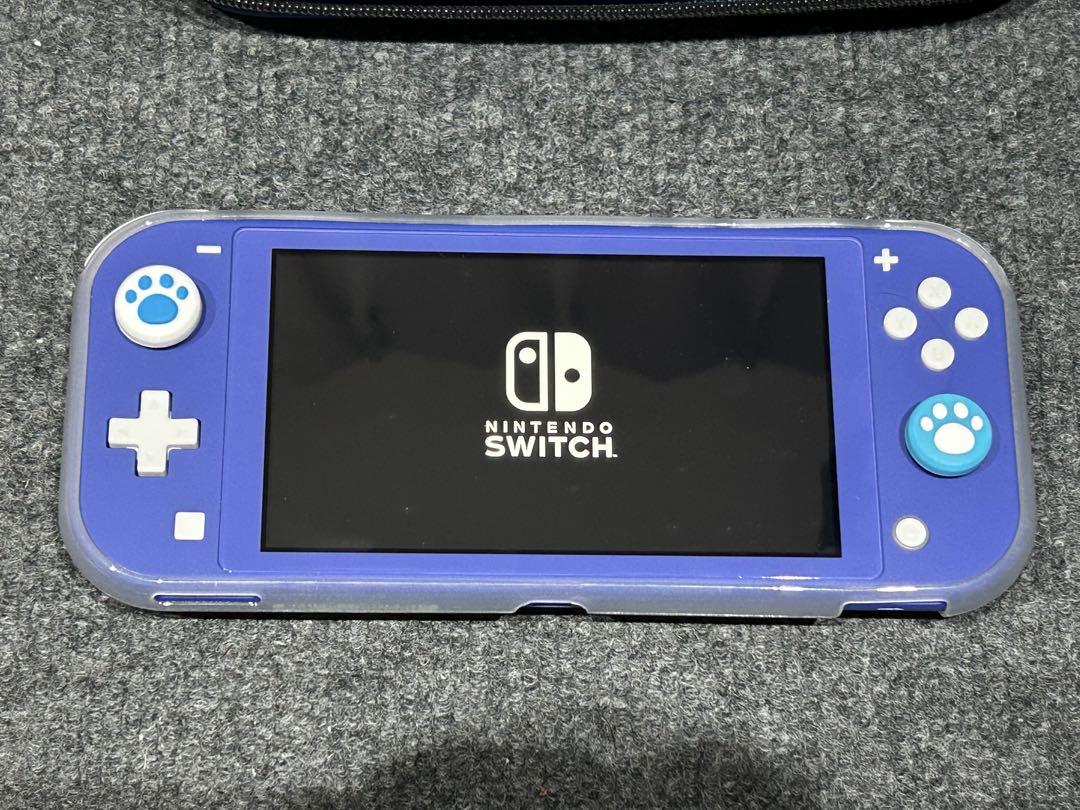 Nintendo Switch 本体 青 ケース付き Nintendo Switch Lite 青色 保護ケース付き - メルカリ