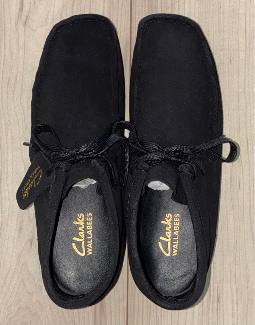 25cm 良品 Clarks Wallabee ワラビー スエード ブラック 黒 25cm 良品 Clarks Wallabee ワラビー スエード ブラック 黒