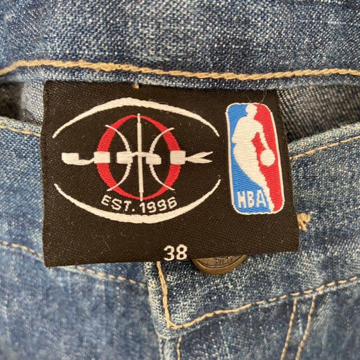超激安新品 Pa011 刺繍 デニムパンツ w38 heN0o-m94559337716 UNK NBA チーム 超特価