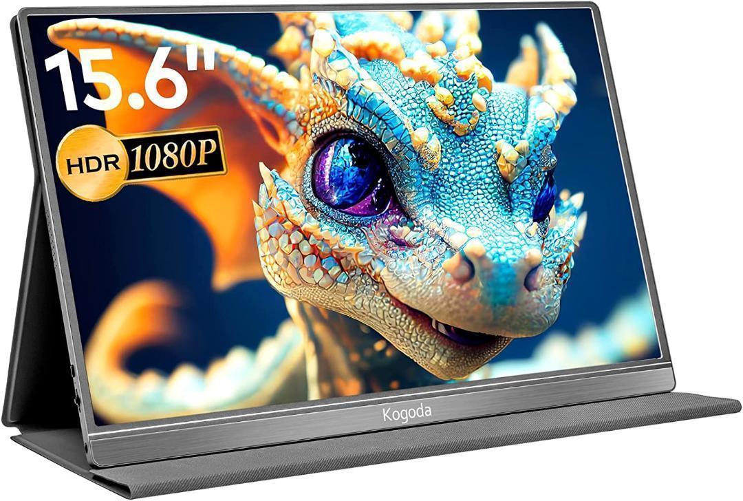 大人気✨15.6インチモバイルモニター✨保護ケース付FHD IPSパネル ゲーム