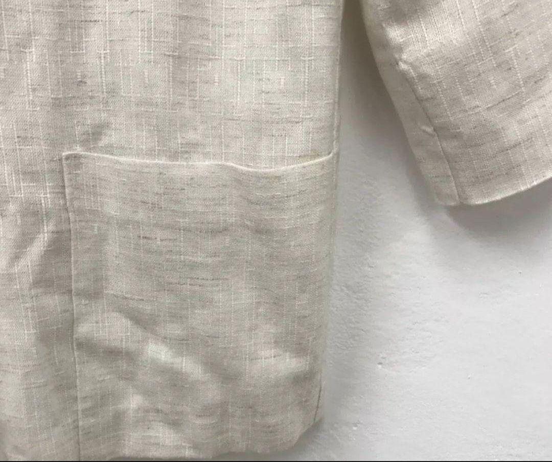 美品】リネン ジャケット 古着 ヴィンテージ Vintage