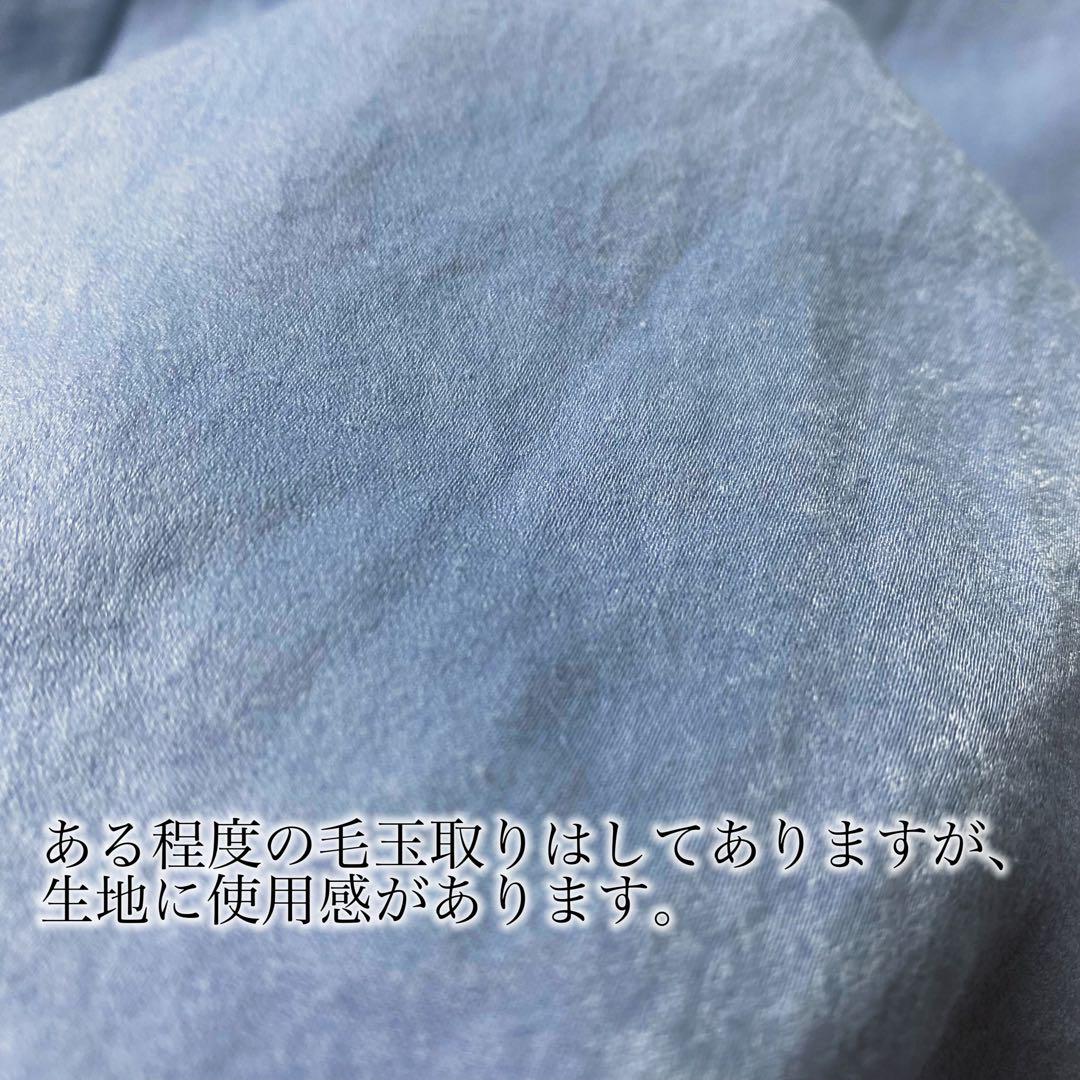 2現行　theory luxe　22SS　ボウタイ　ブラウス　ヘイジーブルー　M 2現行 theory luxe 22SS ボウタイ ブラウス ヘイジーブルー M