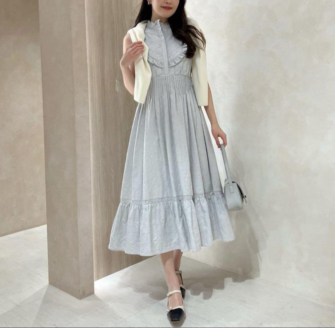 ワンピース herlipto PaisleyCottonLaceLongDress