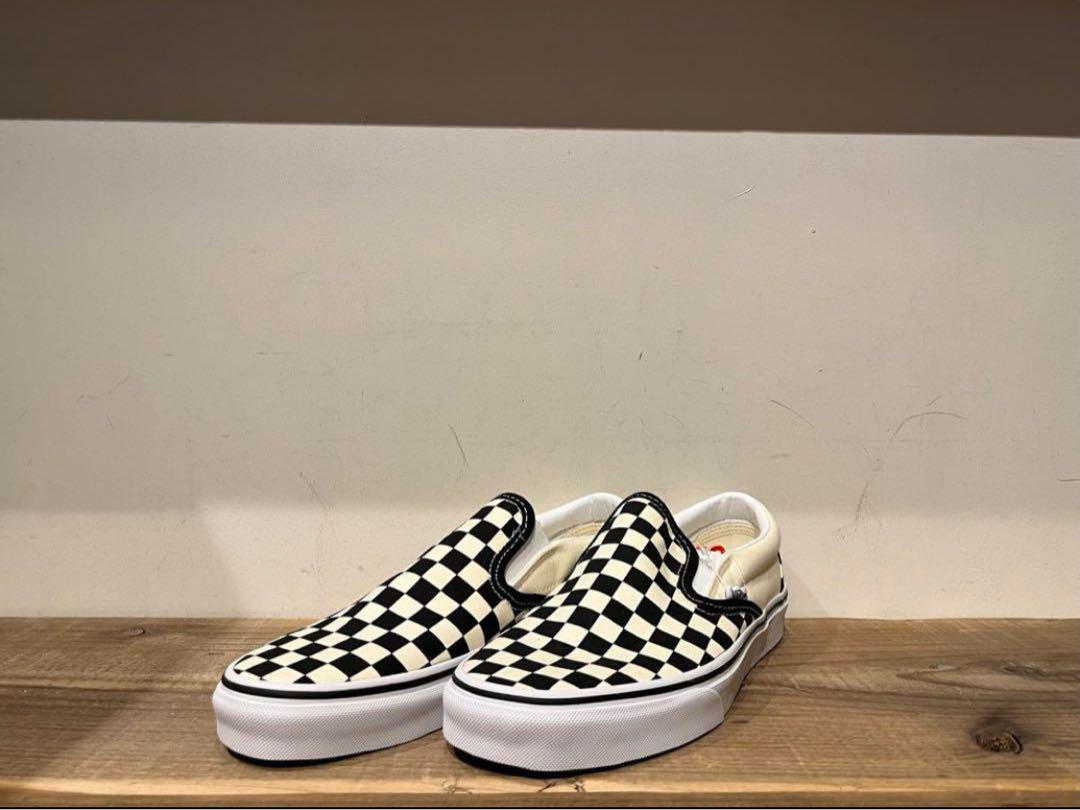 VANS slipon 定番 新品 スリッポン チェッカーボード US規格