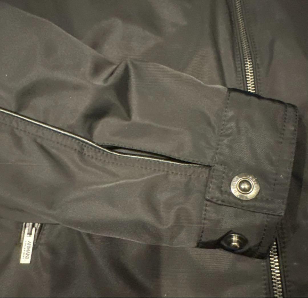 【美品】ARMANI COLLEZIONI メンズ ナイロン ジャケット 50