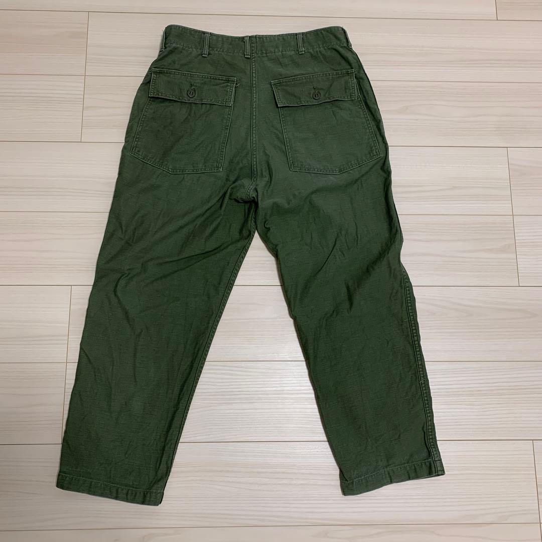 値下げ 1960s アメリカ軍 コットンサテン ベイカーパンツ 値下げ 1960s アメリカ軍 コットンサテン ベイカーパンツ