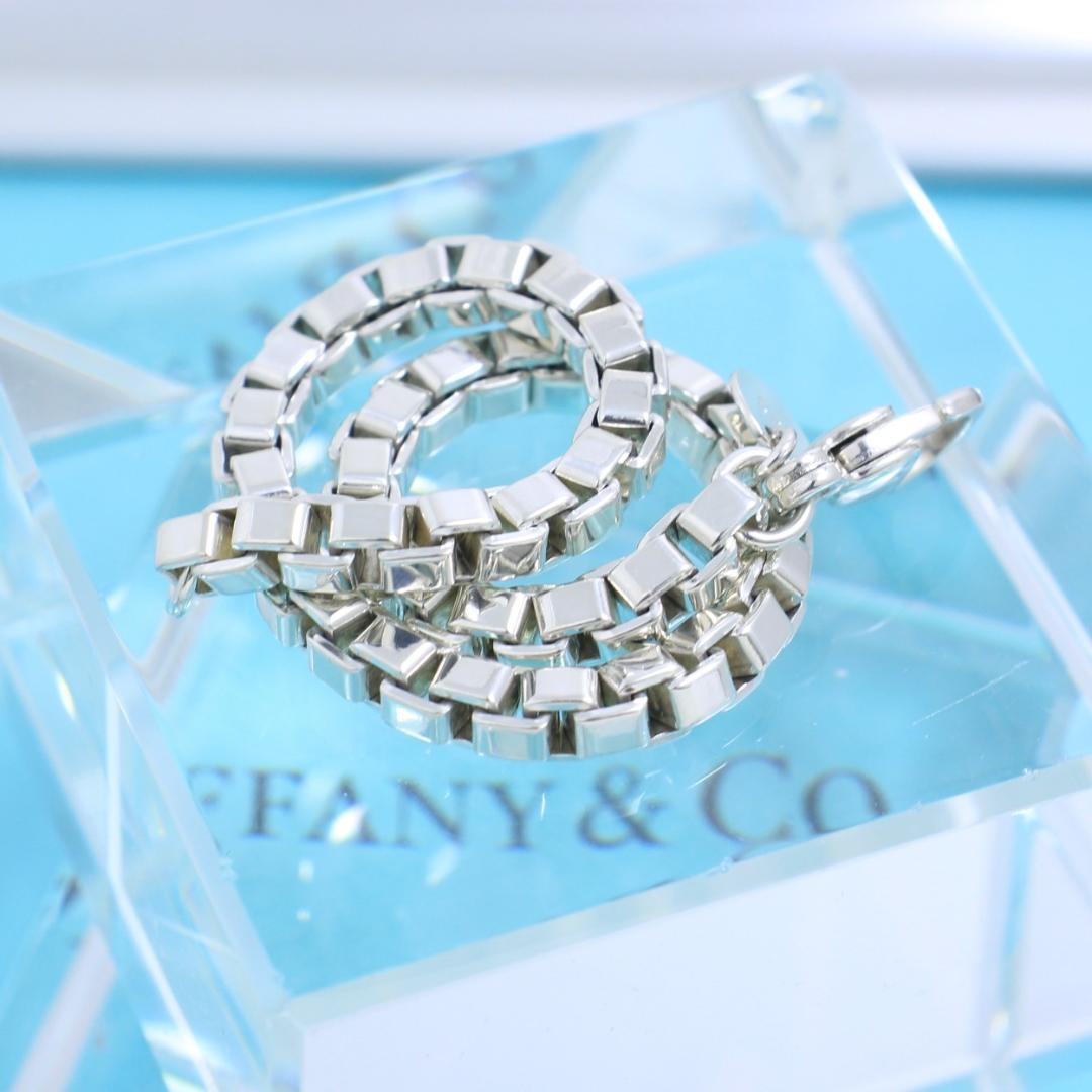ティファニー　TIFFANY　ベネチアン　チェーン　ブレスレット　16cm　カ付