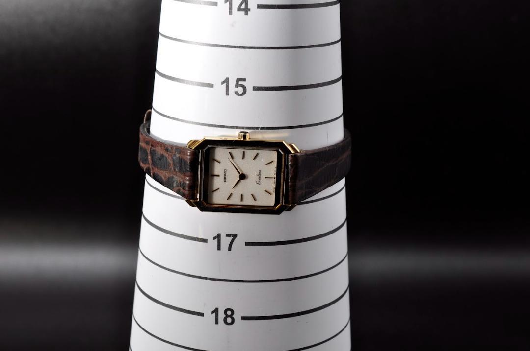 セイコー エクセリーヌ 1220-5390 クォーツ 腕時計 ベルト新品