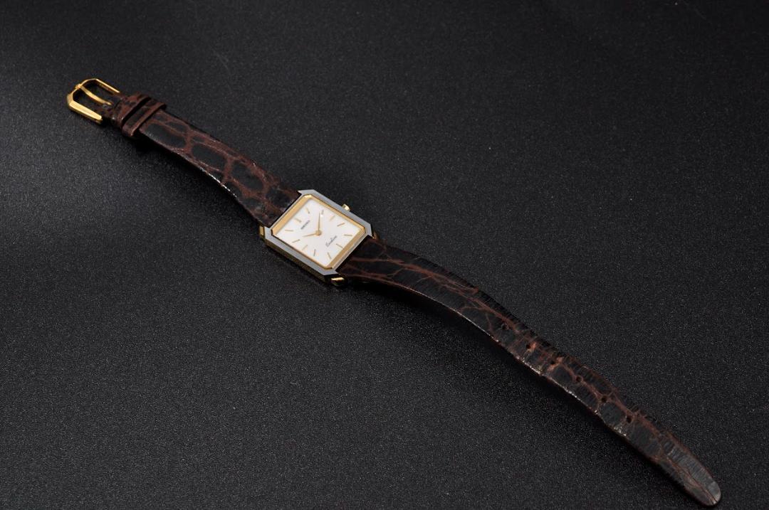 セイコー エクセリーヌ 1220-5390 クォーツ 腕時計 ベルト新品