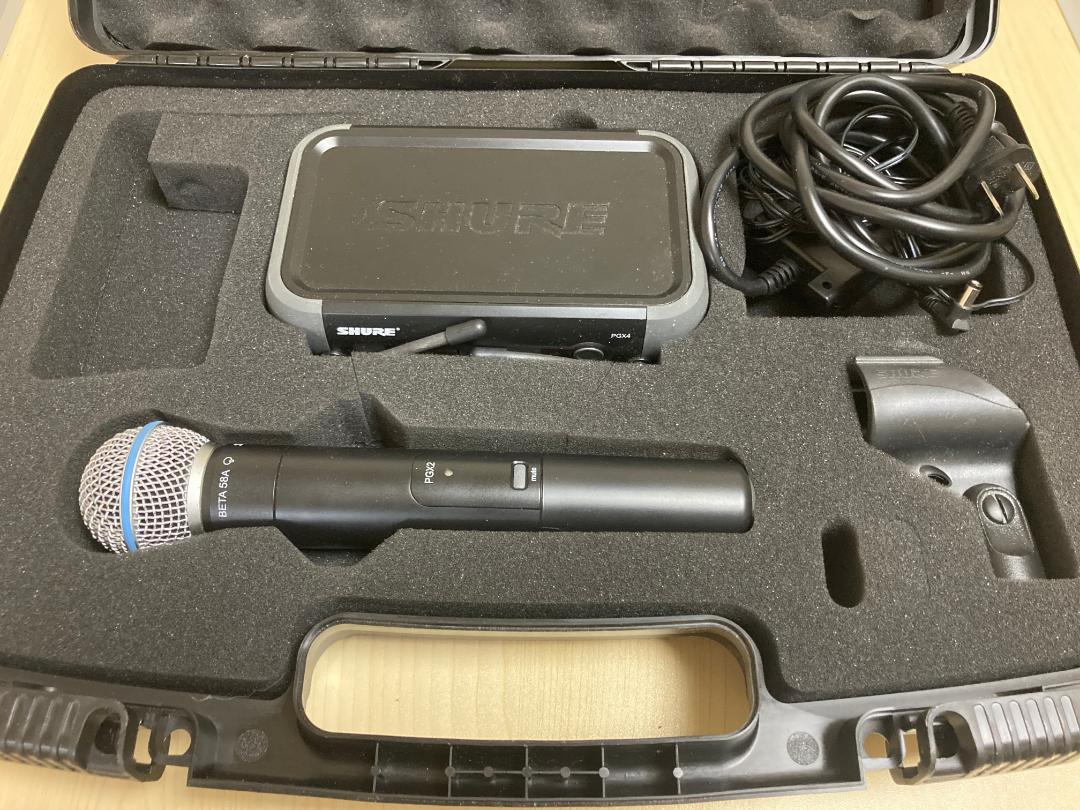 SHURE PGX24/BETA 58A ワイヤレスマイクセット