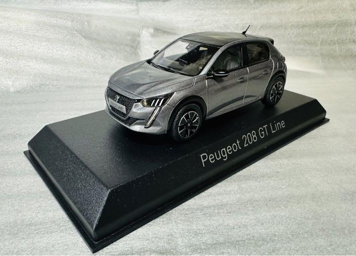 新品！◆プジョー208 GT Line プラチナグレー◆1/43 ノレブ