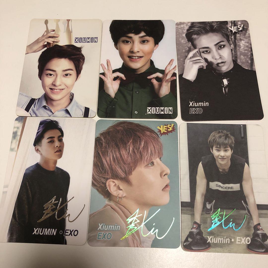 EXO シウミン サイン yesカード トレカ グッズ セット - メルカリ