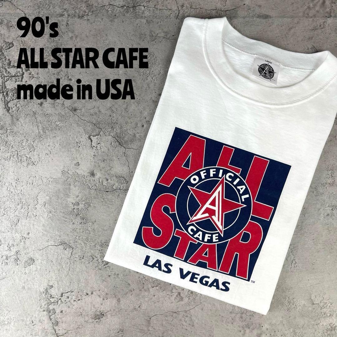 入手困難　90\'s ALL STAR CAFE USA製　企業系　Tシャツ