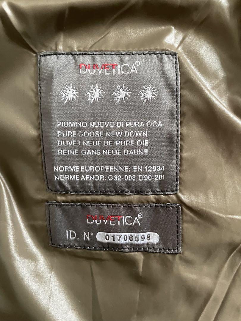 DUVETICA ダウンジャケット グレー ネイビー 40 Mサイズ相当
