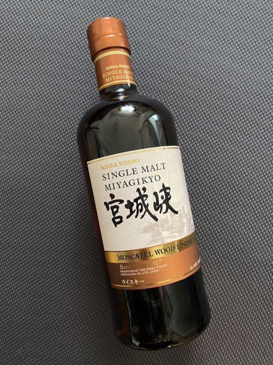 『宮城峡』モスカテルウッドフィニッシュ ラベルシワ キャップシール不良有り】ニッカ 宮城峡 モスカテル