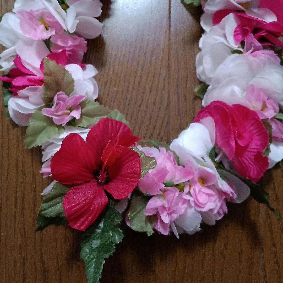 ️ 限定1点️黄色のお花と木の実レイフラダンスタヒチアン