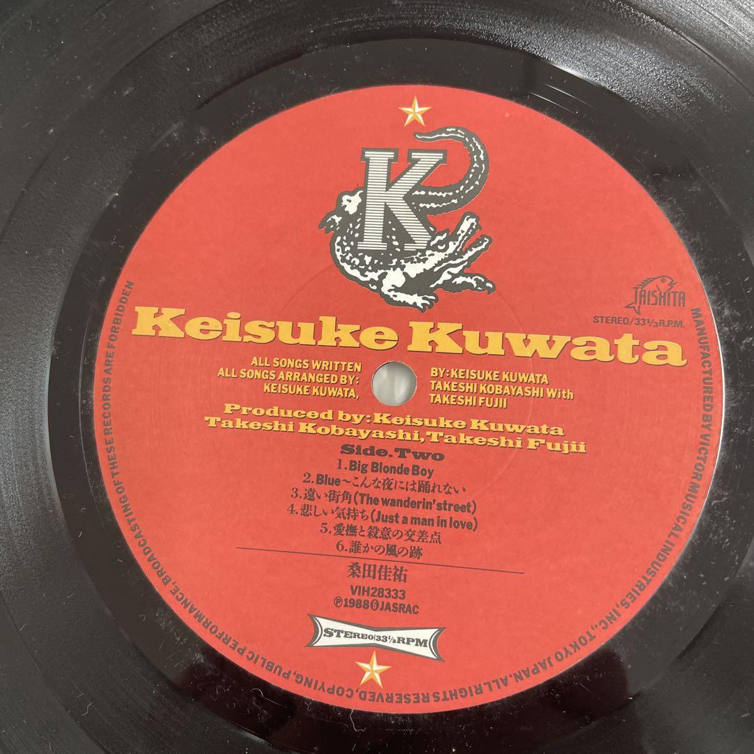 桑田佳祐 KEISUKE KUWATA LP レコード ステッカー&空ジャケ付き