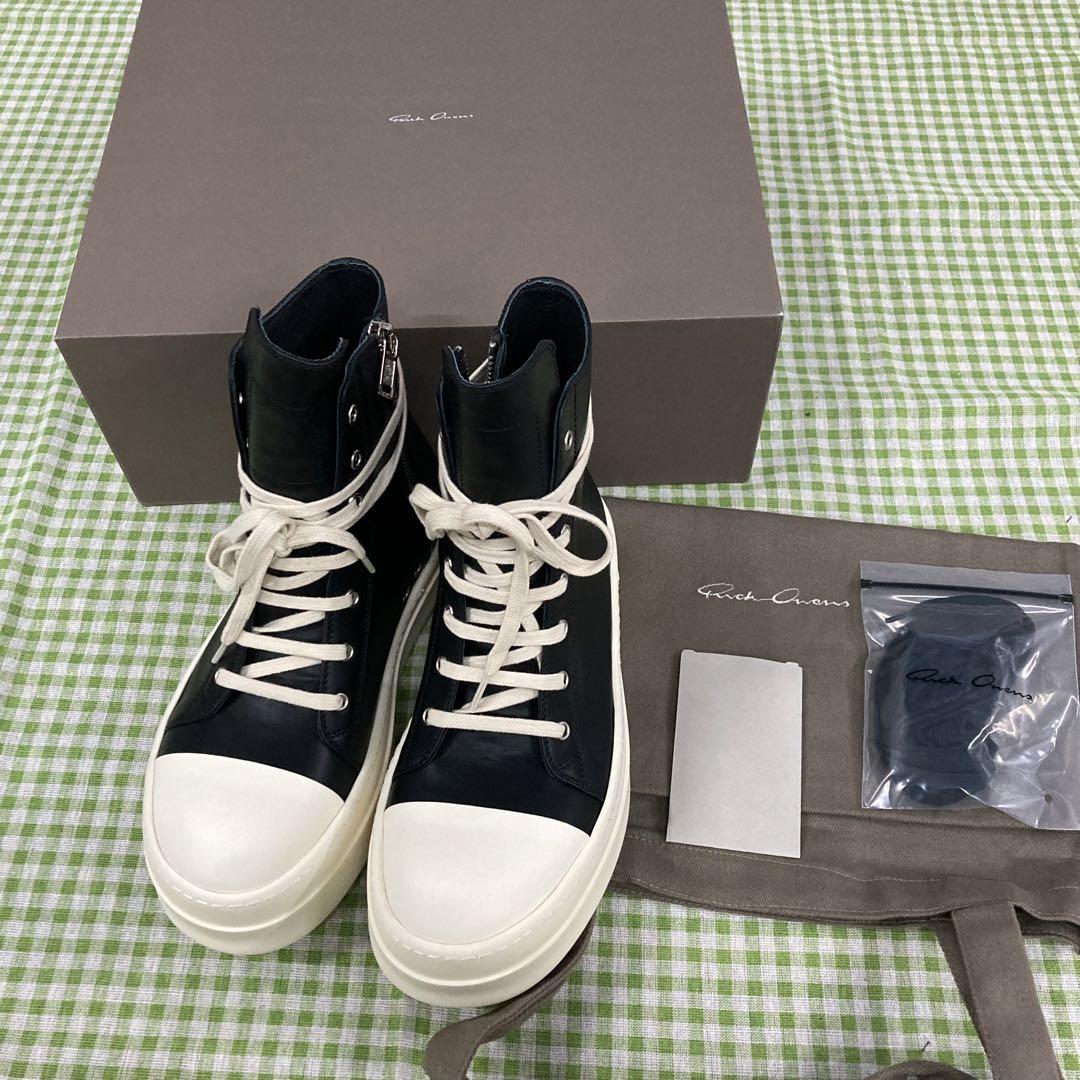 RICK OWENS MEGA BUMPER レザー スニーカー EU42