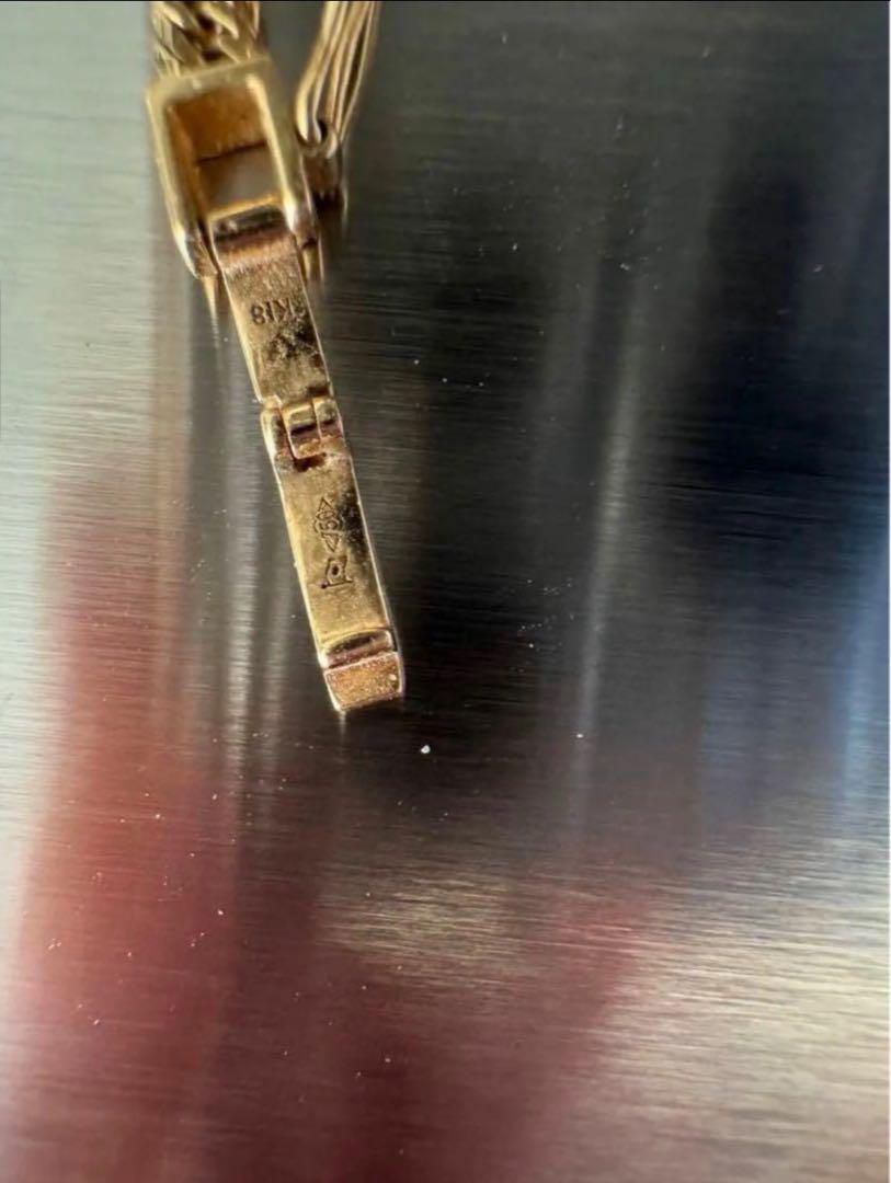 18金 ブレスレット 喜平 20cm 3mm 12cut 画像6