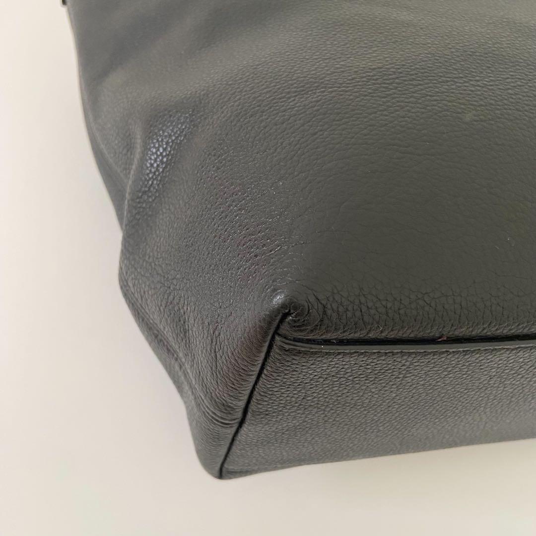 超美品 COACH ソフィア チェーン トートバッグ A4 肩掛け 金