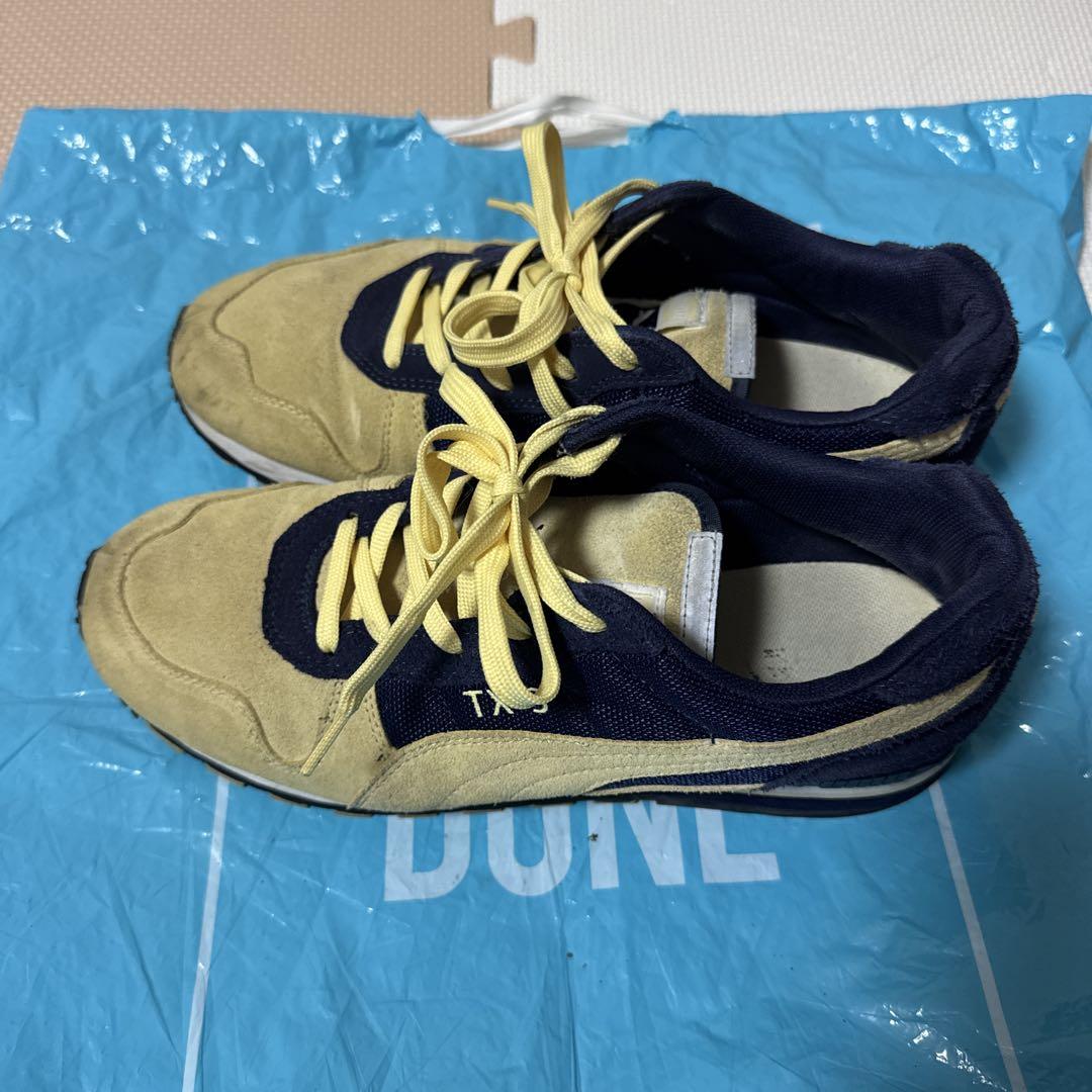 PUMA TX-3 イエロー/ネイビー　スウェード　スニーカー