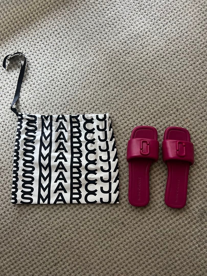 Marc Jacobs ビーチサンダル lipstick pink Marc Jacobs ビーチサンダル lipstick pink