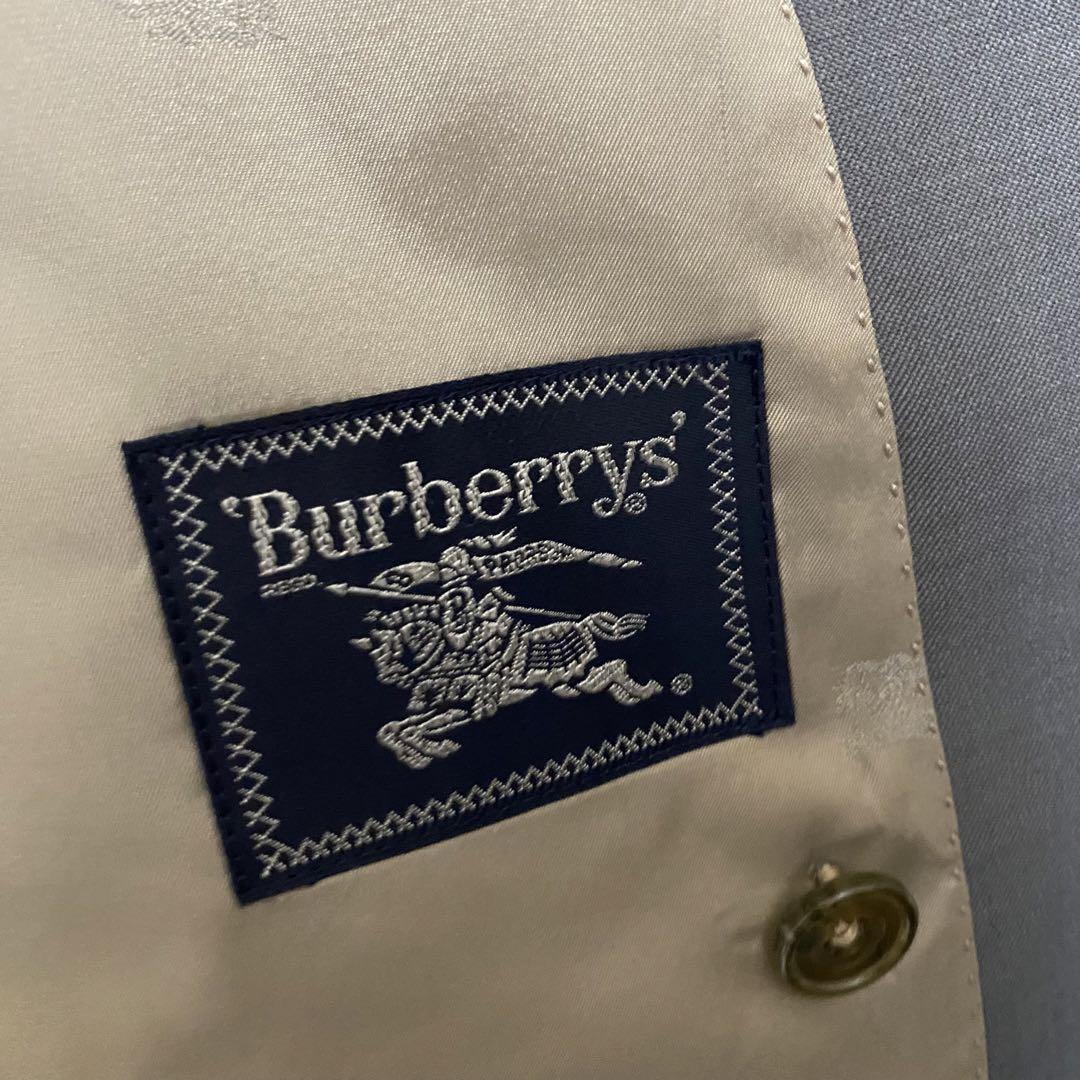 【希少カラー】Burberry セットアップ　金ボタン　カーキ　ダブル