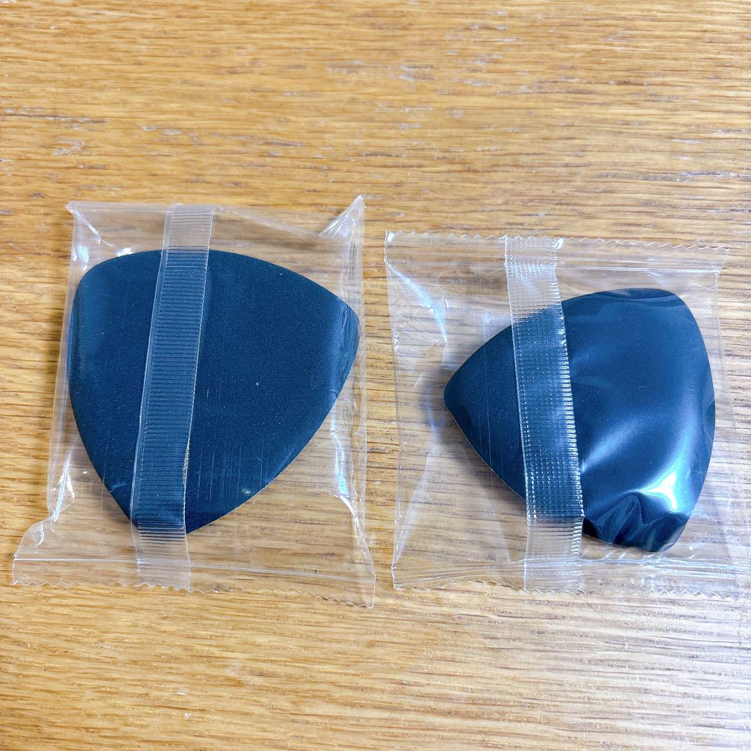 ❤️2個セット❤️メイクスポンジ 化粧スポンジ 化粧パフ メイクパフ 黒