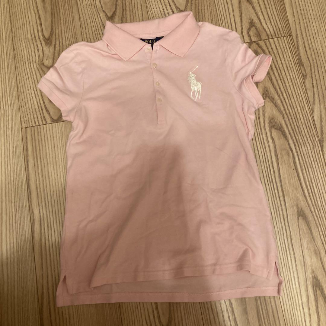 Polo Ralph Lauren 半袖ポロシャツ kids XL/TG ピンク - メルカリ