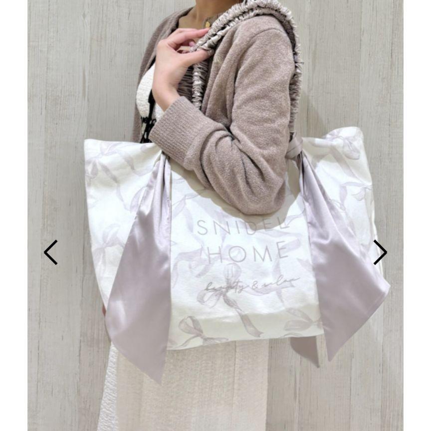 20-60代からのファッション通販  ✨美品✨SNIDELHOME オーガニックキャンバストート グレージュ バッグ
