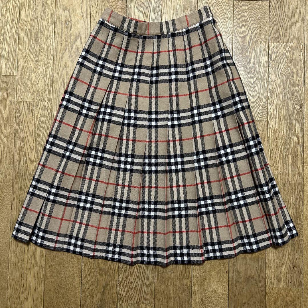 BURBERRYS ノバチェック プリーツスカート サイズ7 ヴィンテージ