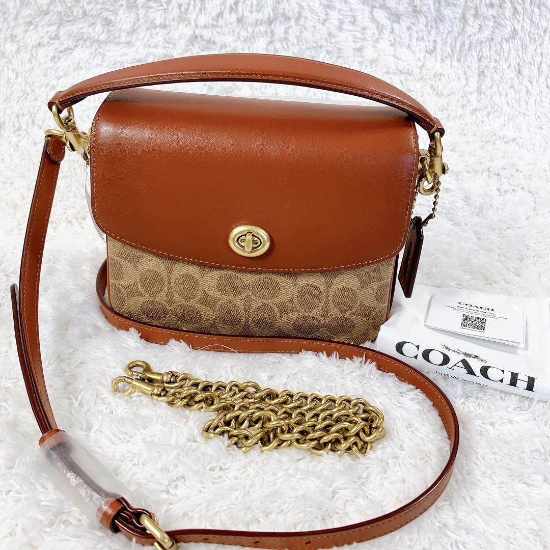 新品】 コーチ キャシー シグネチャー ショルダーバッグ ハンド 2way