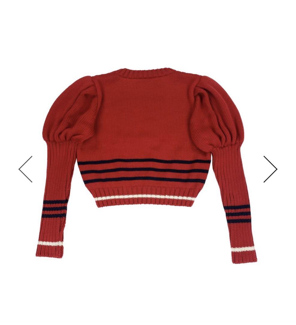 トップス SIIILON Cheerleader knit tops