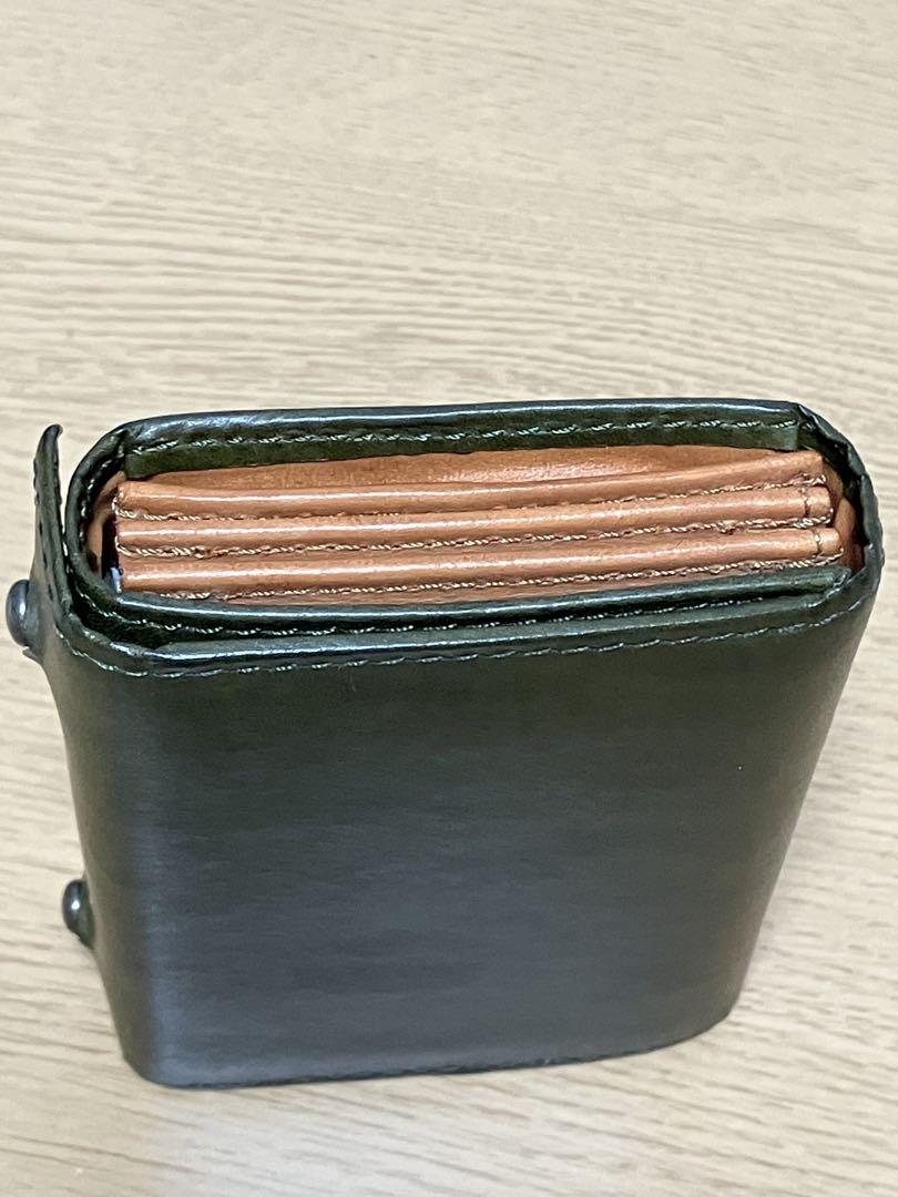 【廃盤色使用】m+ ミッレフォッリエ　オールレザー27　オリーヴァxサッビア
