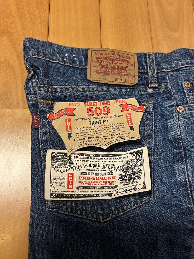 アメリカ　未使用品美品Levi's 509 タイトフィットデニム