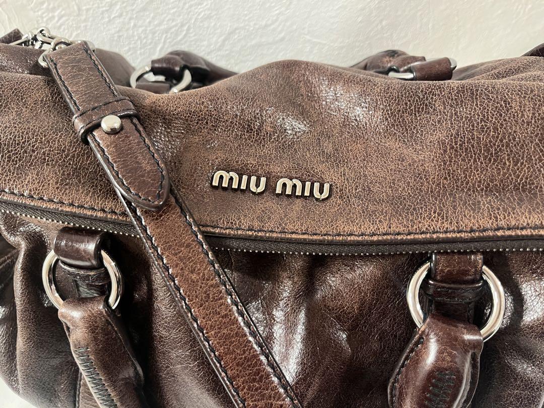 miu miu 2way ショルダーバッグ
